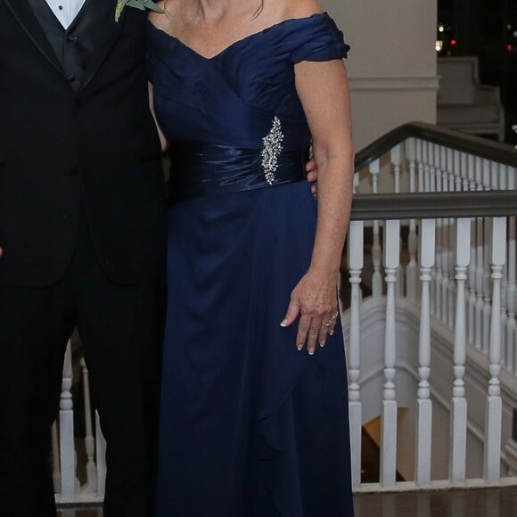 Jade by Jasmine Navy Blue dress - Picture 1 of 5